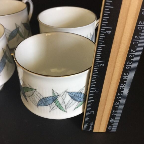 Trend by Royal Sta Fine Bone China England 4 Cups - Picture 8 of 8